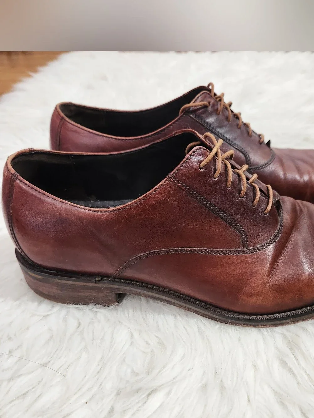 Cole Haan Brown Leather Air Adams Oxford Shoes 10.5